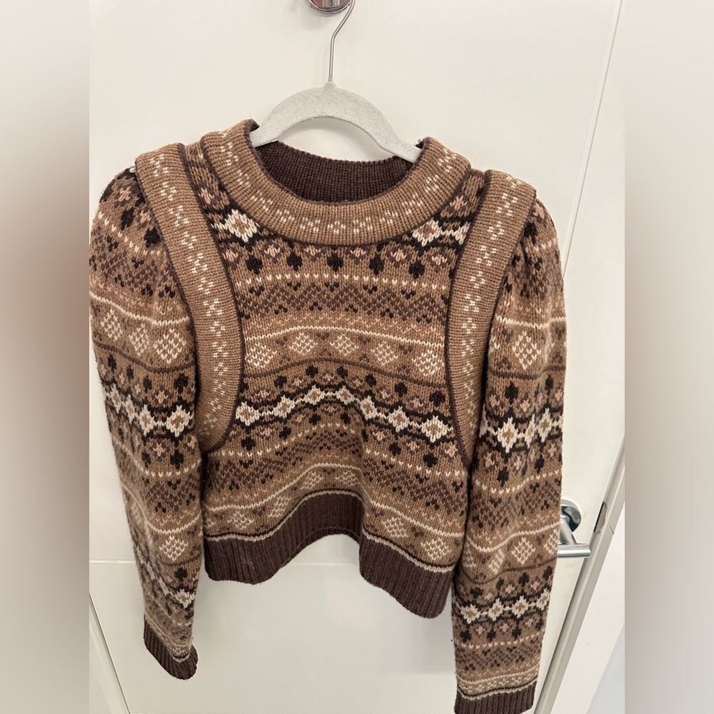 Sea New York fair isle sweater